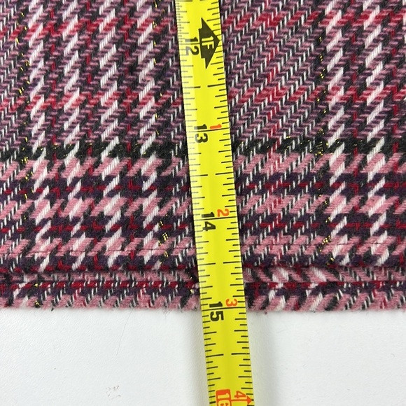 St. Bernard Plaid Gingham Cape Faux Fur Collar - Picture 9 of 10